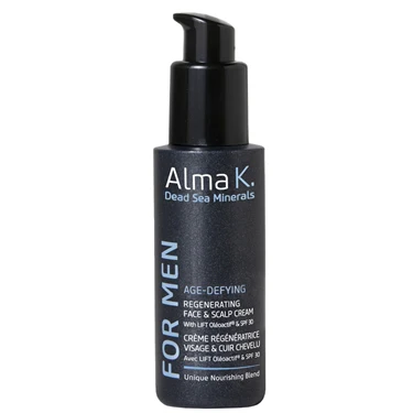Alma K For Men Age - Defying Regenerating Face & Scalp Cream SPF 30-