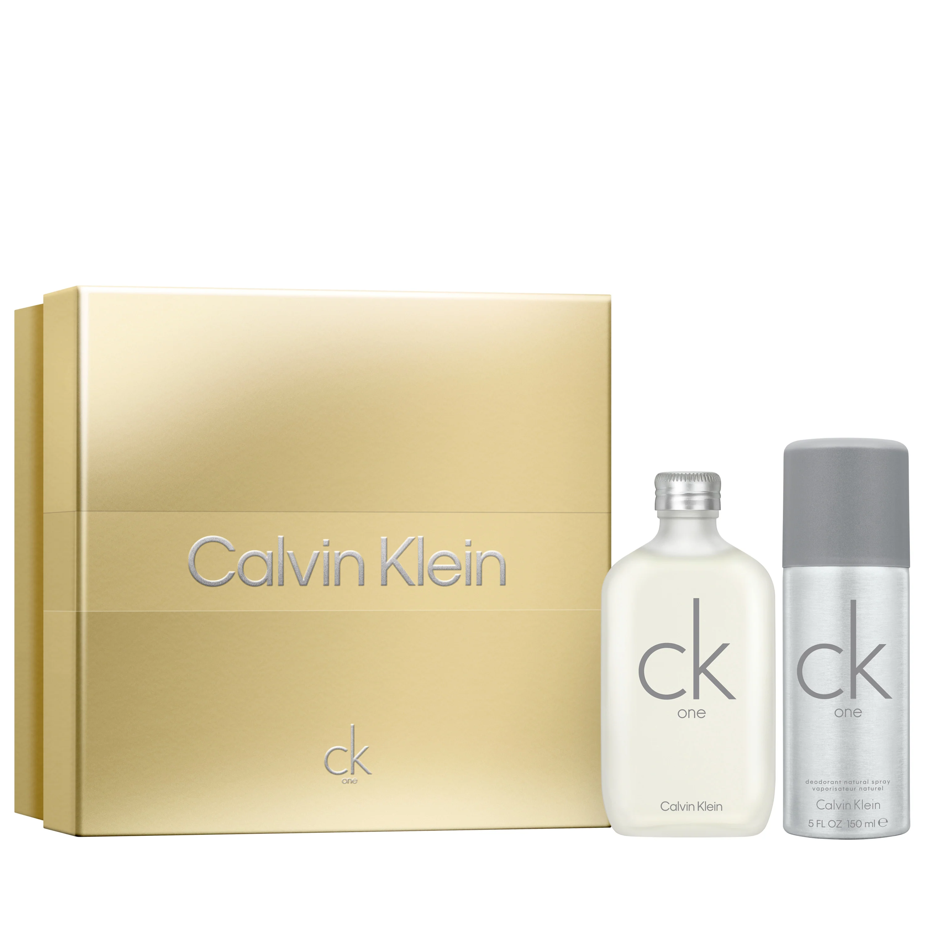 Calvin Klein CK One Eau De Toilette 50 ml + Deodorant spray 150 ml Gaveæske