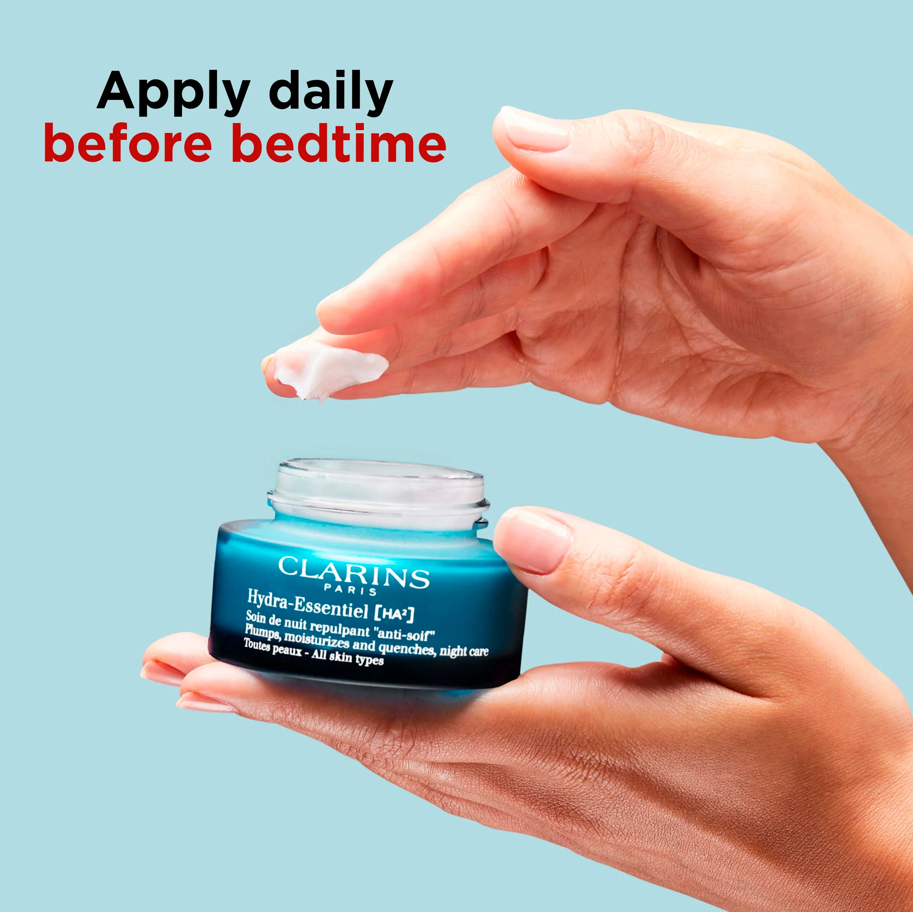 Clarins Hydra-Essentiel [HA²] Night Care All Skin Types - Image 6
