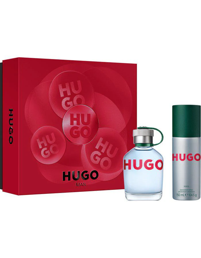 Hugo Boss Hugo Man EdT 75 ml + Deo Spray 150 ml Gaveæske