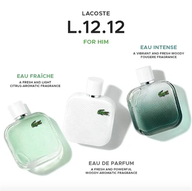 Lacoste L.12.12 Blanc Eau Intense Eau De Toilette - Image 2