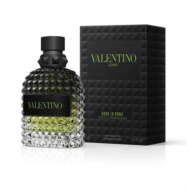 Valentino Uomo Born In Roma Green Stravaganza Eau De Toilette - Image 2